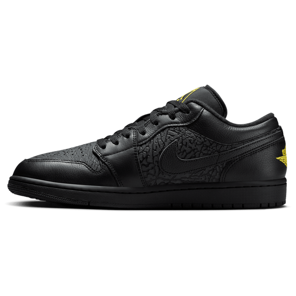 Jordan Air Jordan 1 Low SE - Men's - Black/Tour Yellow - Image 2