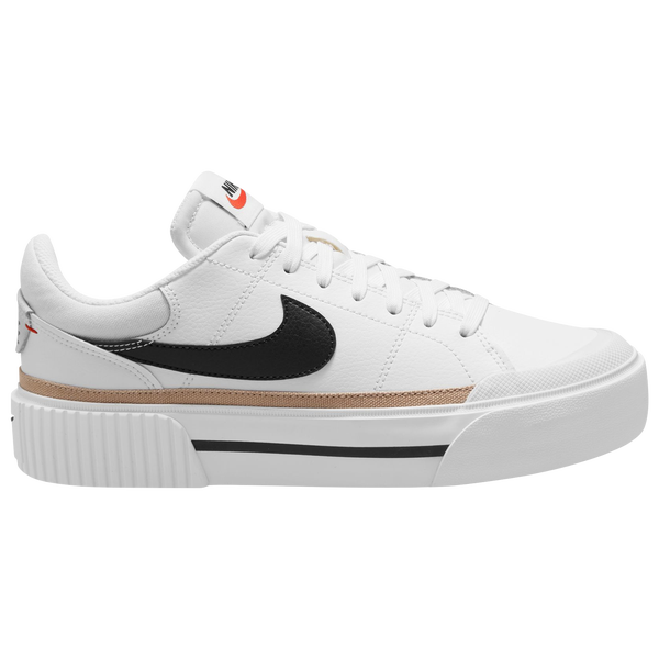 Nike Court Legacy Lift - Women's - White/Orange/Black