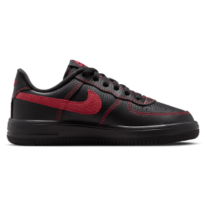 Nike Force 1 Low LV8 3 Lace - Boys' Preschool - Black/Black/Univ Red