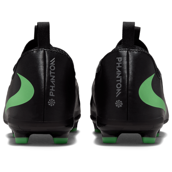Nike Phantom 6 Low Academy FG/MG - Boys' Grade School - Black/Illusion Green/Black - Image 3