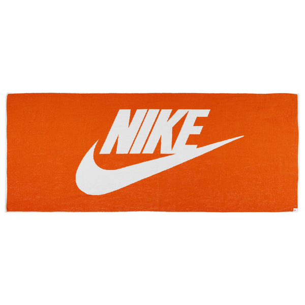 Nike CLUB POOL TOWEL - Men's - White/Safety Orange