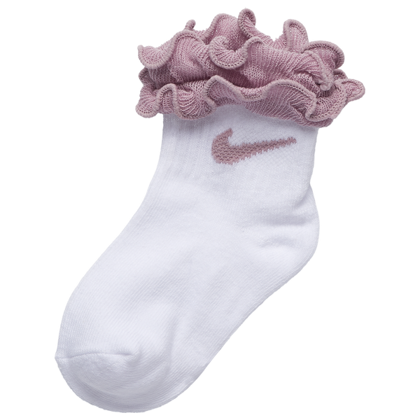 Nike 6 Pack Ruffle Socks - Girls' Toddler - Washed Coral/Pink/Multi - Image 3