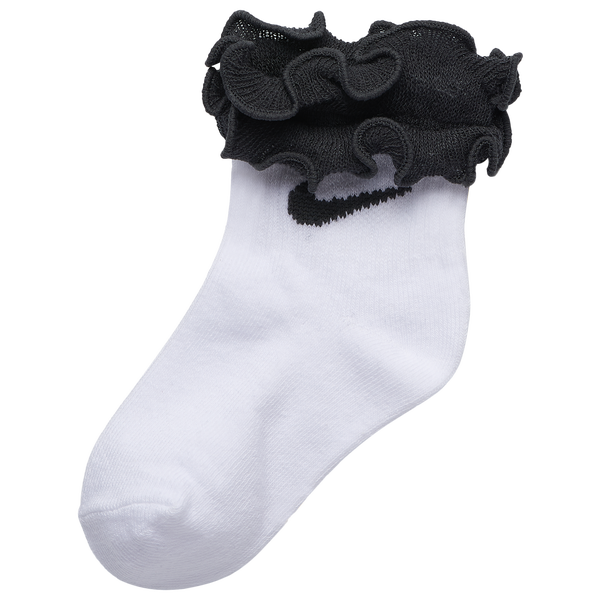 Nike 6 Pack Ruffle Socks - Girls' Toddler - Washed Coral/Pink/Multi - Image 4