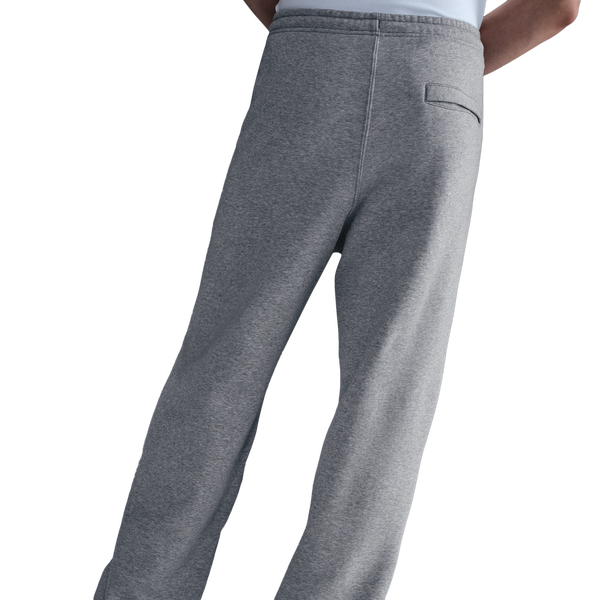 Nike Open Hem Club Pants - Men's - Lt Smoke Grey/White/Dk Grey Heather - Image 2
