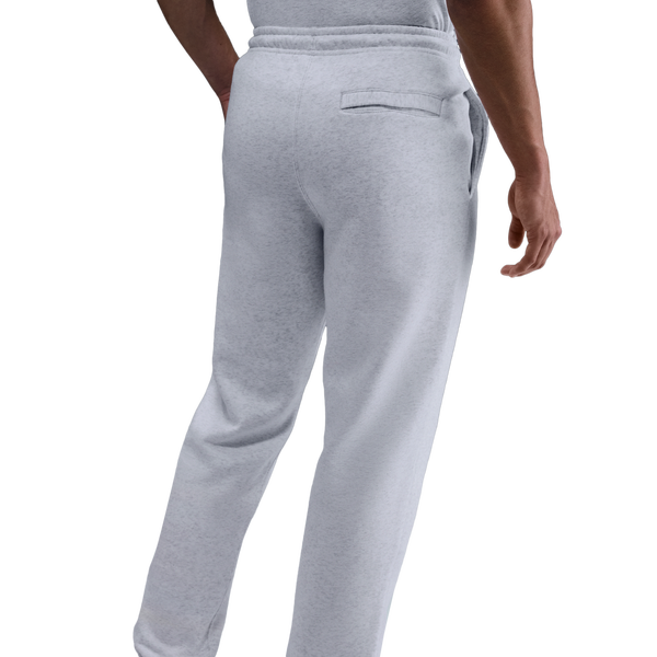 Nike Club Cuff Fleece Pants - Men's - Birch Heather/White/White - Image 2