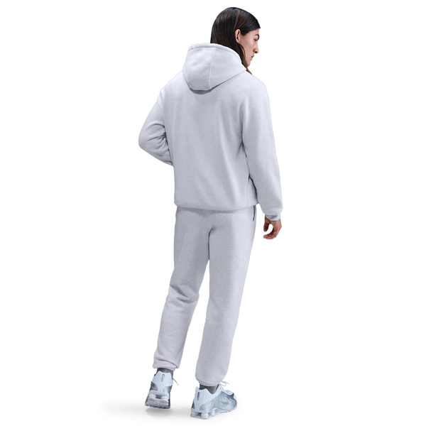 Nike Club Cuff Fleece Pants - Men's - Birch Heather/White/White - Image 4
