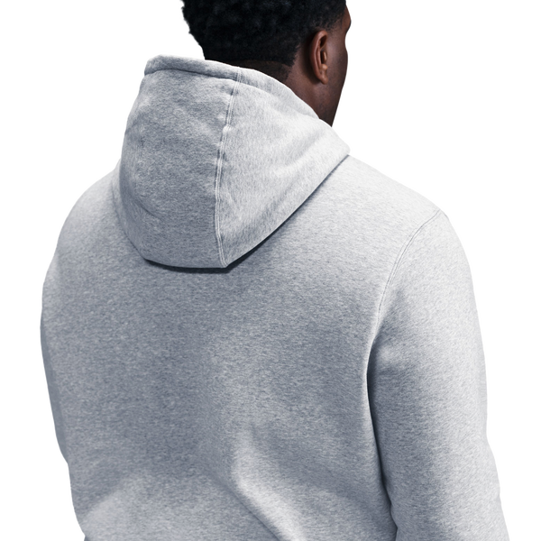 Nike Club Pullover Hoodie - Men's - White/Light Smoke Grey/Dark Grey Heather - Image 4