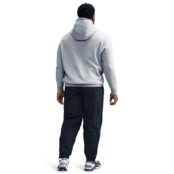 Nike Club Pullover Hoodie - Men's - White/Light Smoke Grey/Dark Grey Heather - Image 6