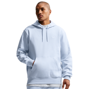 Nike Club BB Pull Over Hoodie - Men's - Hydrogen Blue/Hydrogen Blue/White