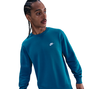 Nike Club Crew - Men's - Green Abyss/White