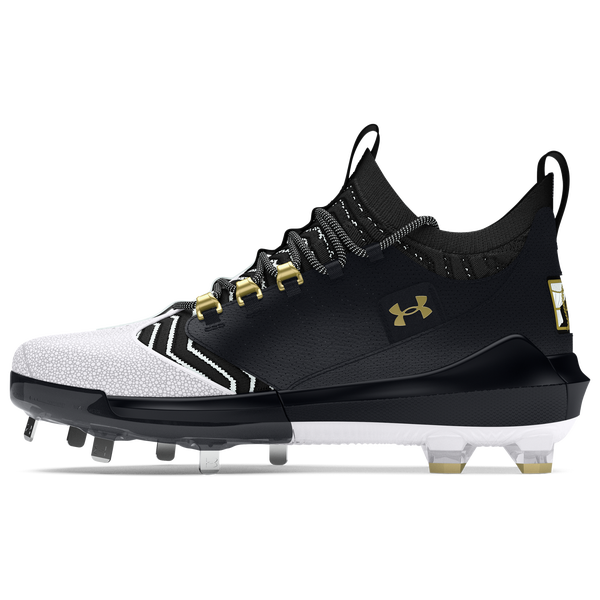 Under Armour Harper 9 Pro ST - Men's - Black/Black/Metallic Gold - Image 2