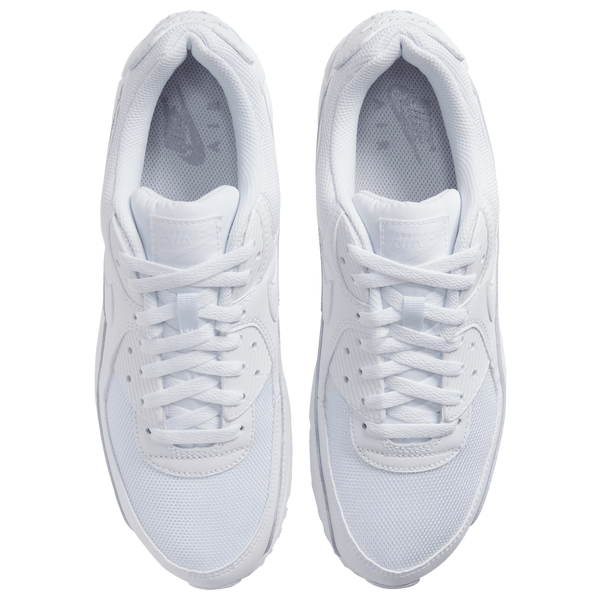 Nike Air Max 90 - Men's - White/White/Wolf Grey - Image 4