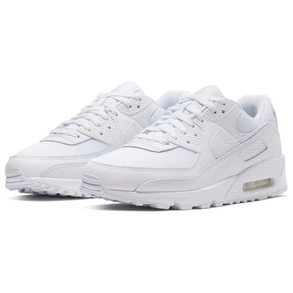 Nike Air Max 90 - Men's - White/White/Wolf Grey - Image 6