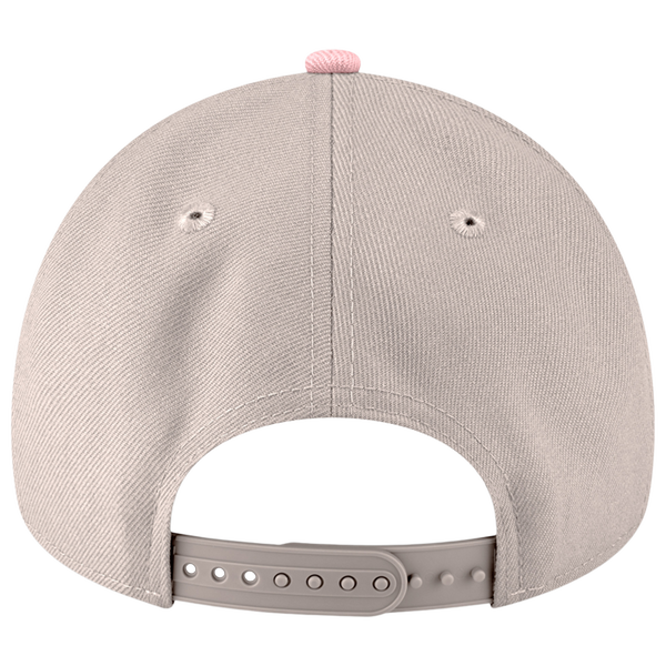 New Era Braves 940AF Cap - Adult - Silver/Pink - Image 4