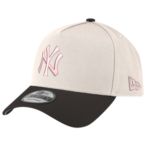 New Era Yankees 940 A Frame Cap - Men's - White/Black