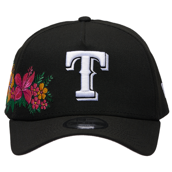 New Era MLB 940 A-Frame Tropical Flower Cap - Adult - Black - Image 2