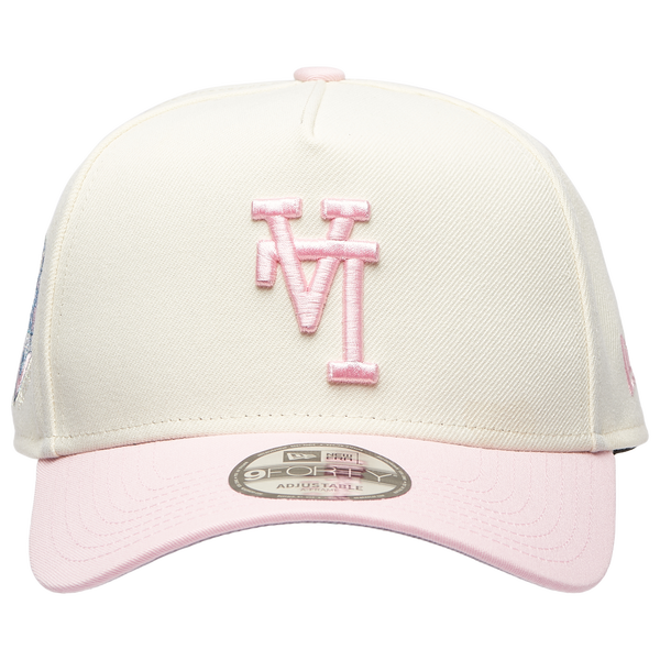 New Era MLB 9FORTY A-Frame UPSD Cap - Adult - Pink/White - Image 2