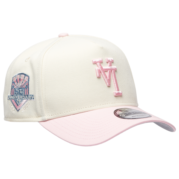 New Era MLB 9FORTY A-Frame UPSD Cap - Adult - Pink/White - Image 3