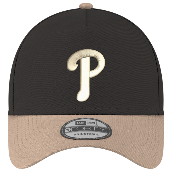 New Era MLB 9FORTY A-Frame - Adult - Tan/Black - Image 2