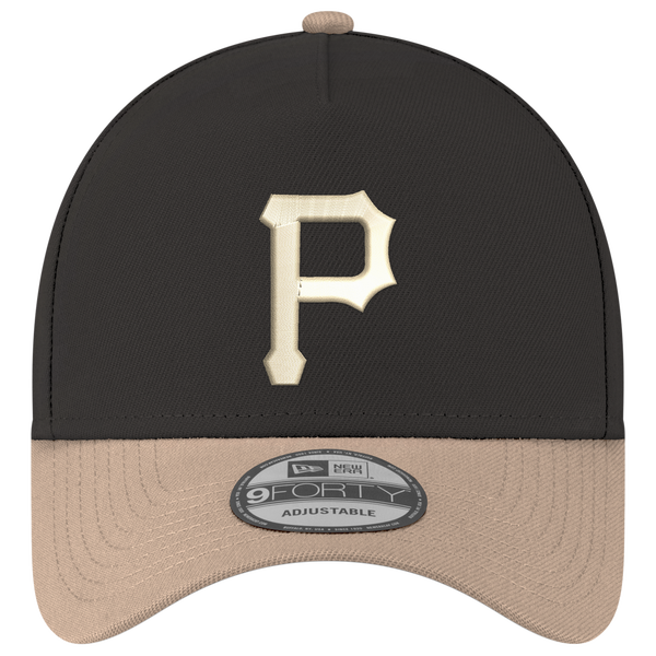 New Era MLB 9FORTY A-Frame - Adult - Black/Tan - Image 2