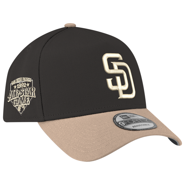 New Era MLB 9FORTY A-Frame - Adult - Black/Tan - Image 3