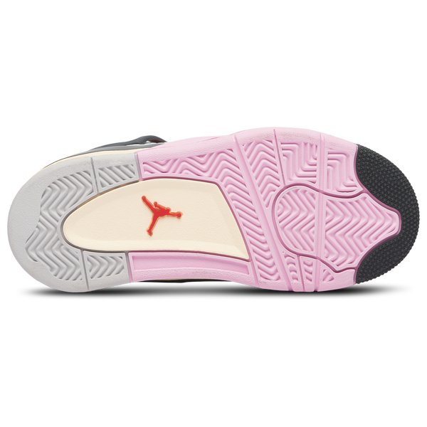 Jordan Retro 4 - Girls' Preschool - Tan/Gray/Pink - Image 5