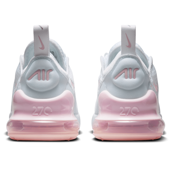 Nike Air Max 270 - Boys' Preschool - White/Pink Foam/Lt Smoke Grey - Image 3