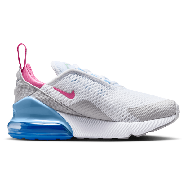 Nike Air Max 270 - Boys' Preschool - White/Pinksicle/Football Blue