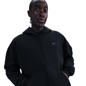 Nike TF SI Brush Hoodie - Men's - Black/Pale Ivory