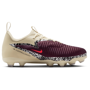 Nike Phantom 6 Low Academy FG/MG - Boys' Grade School - Burgundy Crush/University Red/Fossil