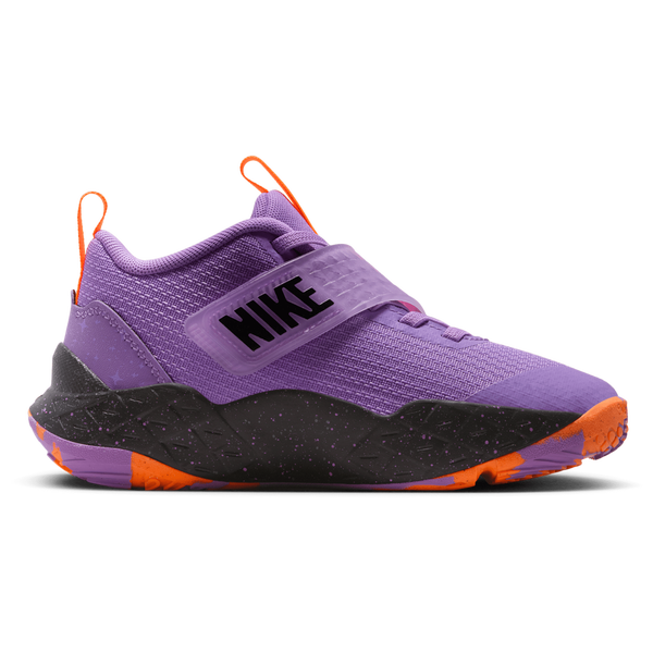 Nike Team Hustle D 12 SE - Boys' Preschool - Bright Violet/Black/Total Orange