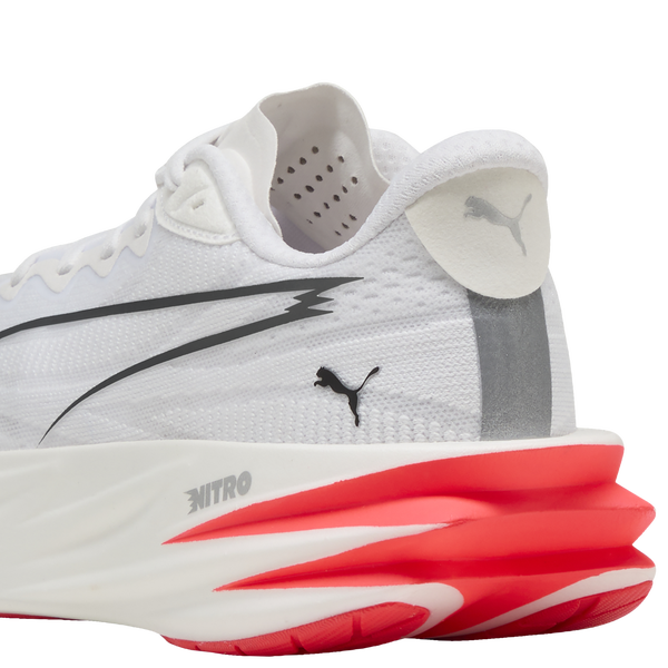 PUMA Deviate Pure Nitro - Women's - White/Red - Image 3