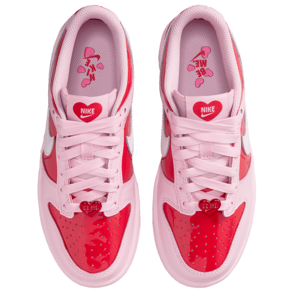 Nike Dunk Low Valentine's Day - Girls' Grade School - Red/Pink Foam/Summit White - Image 4