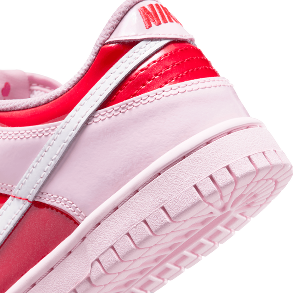 Nike Dunk Low Valentine's Day - Girls' Grade School - Red/Pink Foam/Summit White - Image 8