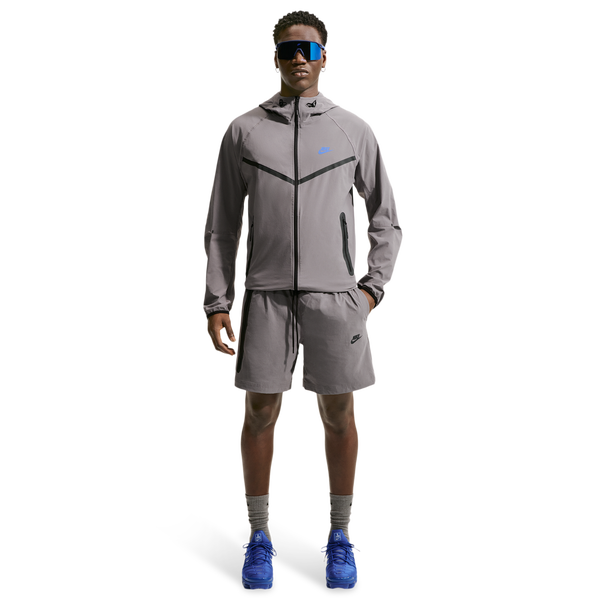 Nike Tech Woven Shorts - Men's - Pencil Point/Blue Crystal - Image 3