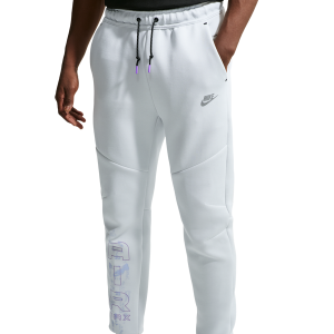 Nike Dri-FIT Retro Fleece Crew - Men's - Bright Violet/Off White