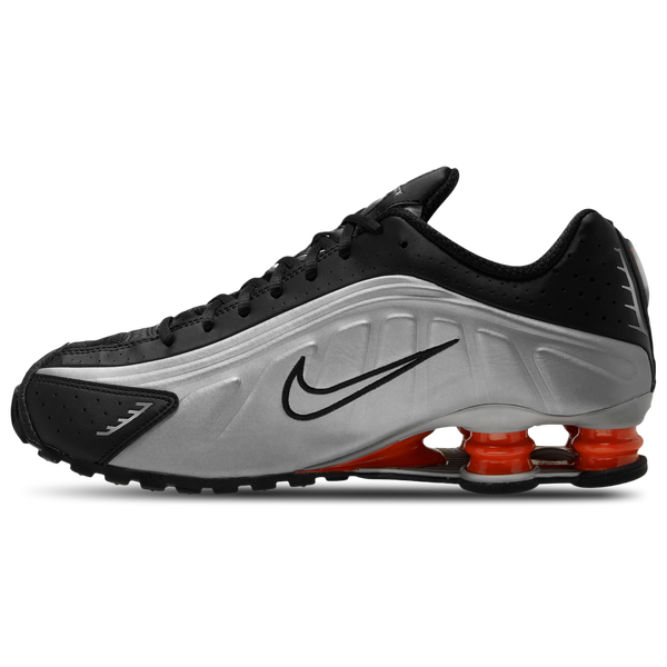 Nike Shox R4 - Men's - Metallic Silver/Metallic Silver/Picante Red - Image 2