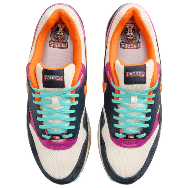 Nike Air Max 1 Padres - Men's - Navy/Tan/Orange - Image 4
