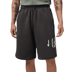 Jordan Brooklyn Stretch Fleece Short - Men's - Anthracite/Iced Carmine
