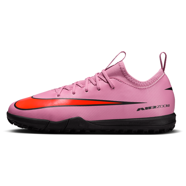 Nike JR Zoom Vapor 16 Academy TF - Boys' Grade School - Total Crimson/Magic Flamingo/Black - Image 2