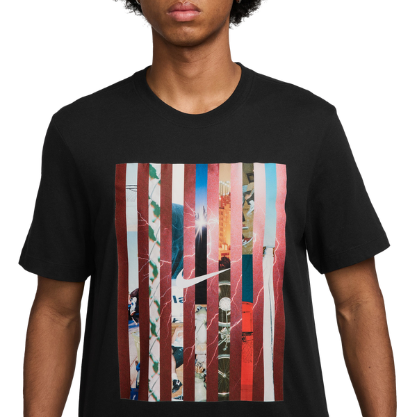 Nike NSW Open OC T-Shirt - Men's - Black/Multi - Image 3