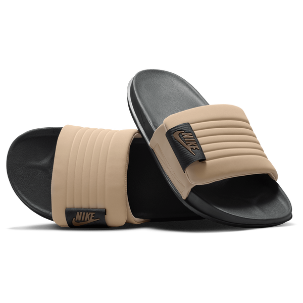 Nike Offcourt Slides - Men's - Mink Brown/Anthracite/Linen - Image 5