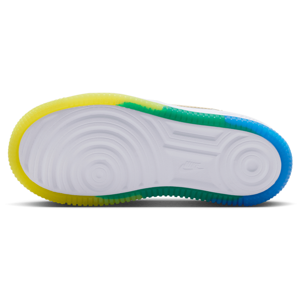 Nike Force 1 Low Wc Lace - Boys' Preschool - Soar/Metallic Gold/White - Image 5