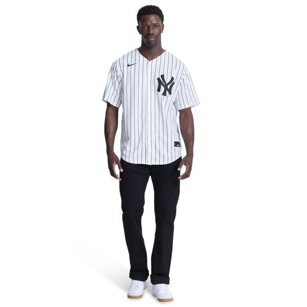 Nike MLB New York Yankees Home Replica Jersey - Men's - White - Image 4