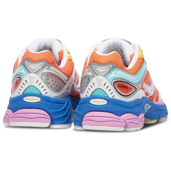 Saucony Progrid Omni 9 - Women's - Orange/Multi - Image 3