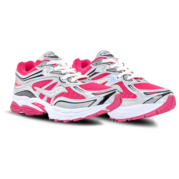 Saucony Omni 9 - Girls' Grade School - Fuchsia/Silver - Image 6