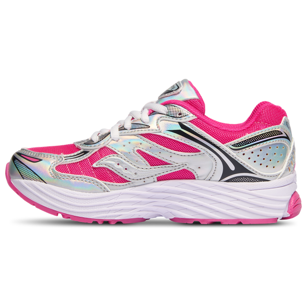 Saucony Omni 9 - Girls' Preschool - Silver/Pink - Image 2