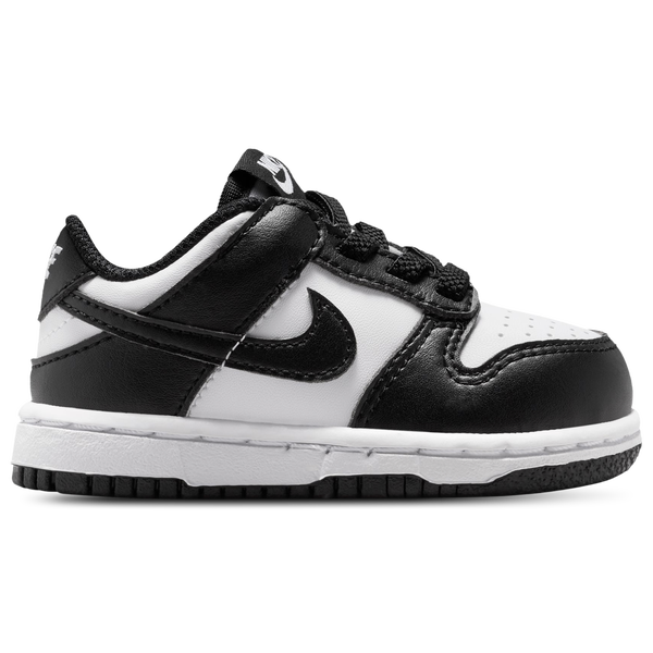 Nike Dunk Low - Boys' Toddler - White/Black/White