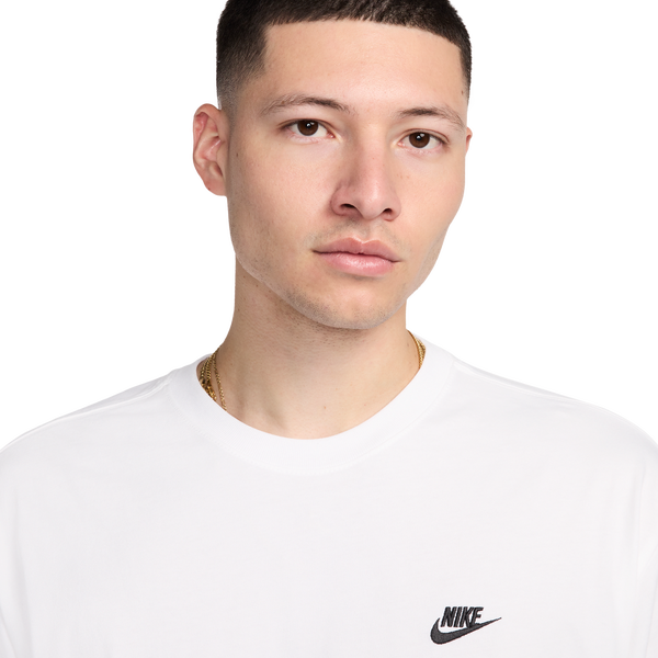 Nike NSW Club Max Tee - Men's - White - Image 3