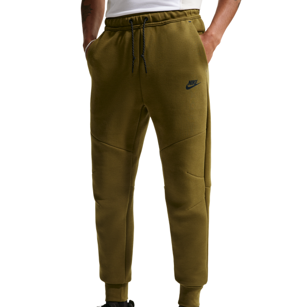 Nike Tech Fleece Jogger - Men's - Black/Olive Flak